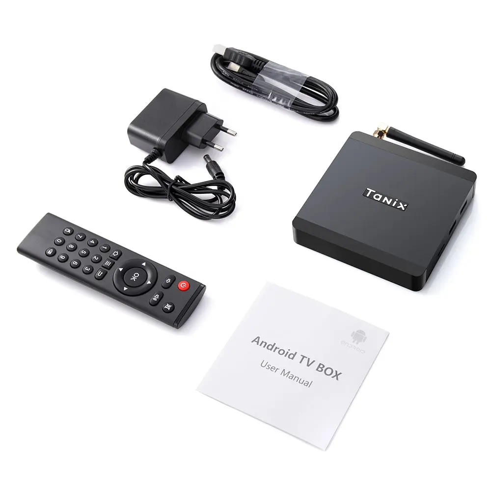 Tanix TX5 Max ТВ Box Amlogic S905X2 Android 8 1 4 GB LPDDR4 32 EMMC 2 5 ГГц Wi Fi BT4.2 Поддержка K H.265 Декодер каналов