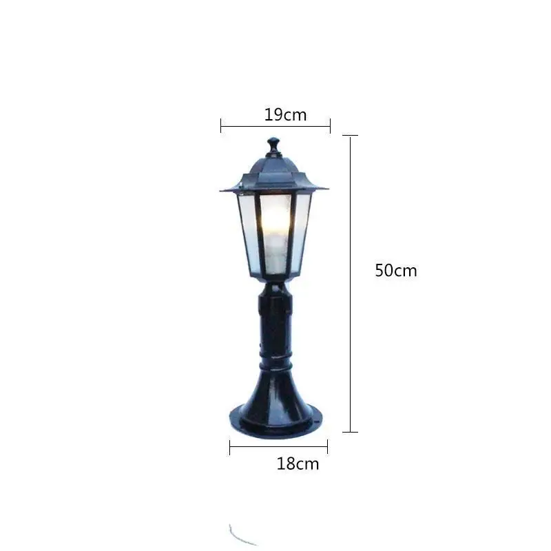 Да внешний сад Tuinlamp квадратный фарола Bouwlamp Стиль Lampione выключения лампы Uliczna