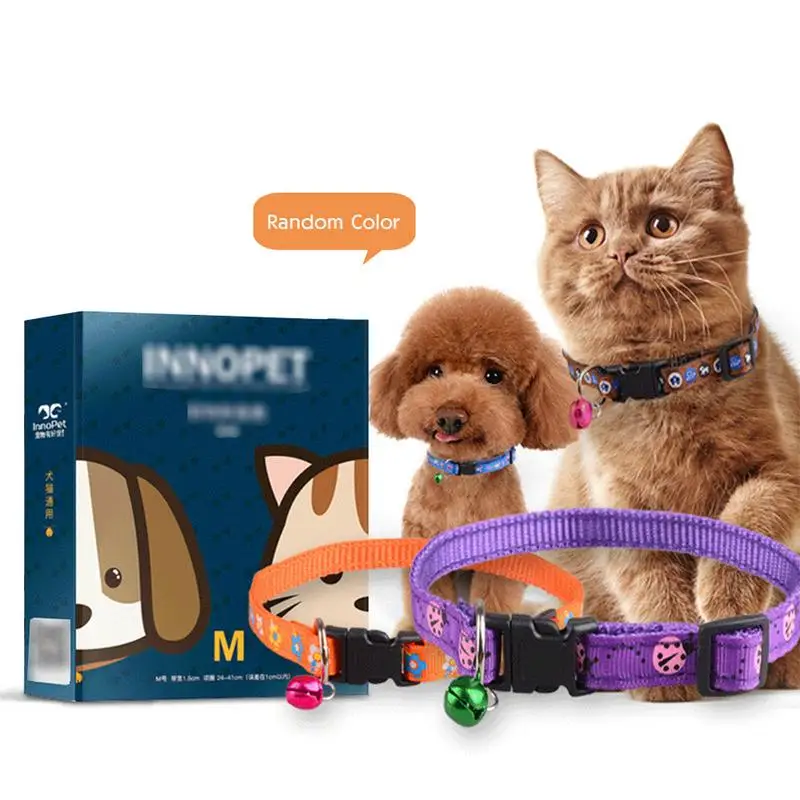 

Pet Insect Repelling Dog Collar Flea And Tick Cat CollarsPlant Extract Insect Repellent Ring Random Color