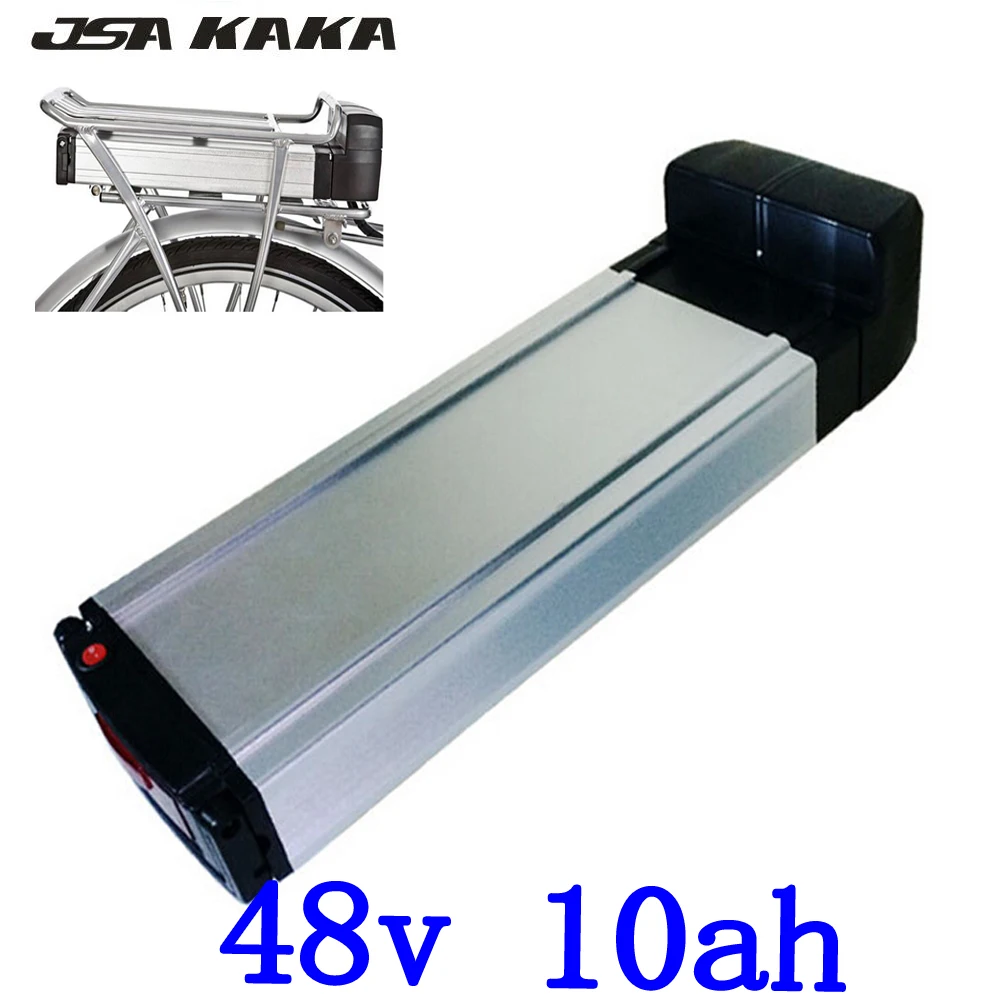 Limited Offer for  48V 10AH rear rack electric bicycle battery 48V 10ah Lithium ion battery pack with 20A BMS for 48V 