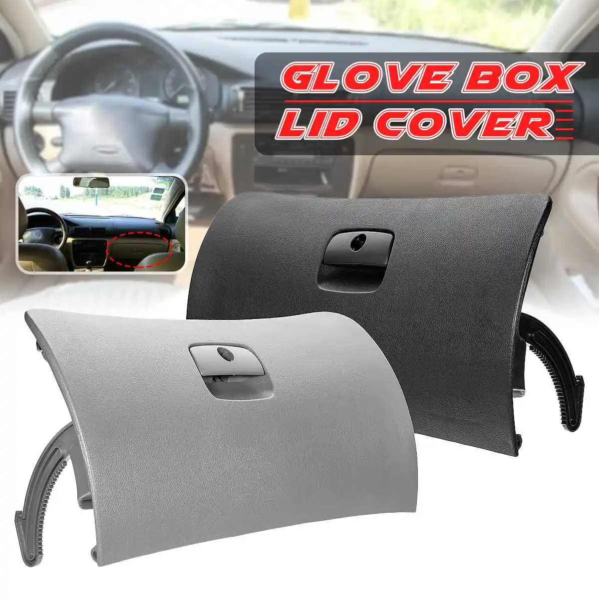 

Car Inner Handle Cover Lid Storage Console Glove Box Cover Lid Latch For Passat Estate B5 & B5.5 1997 1998 1999 2000 20001-2005