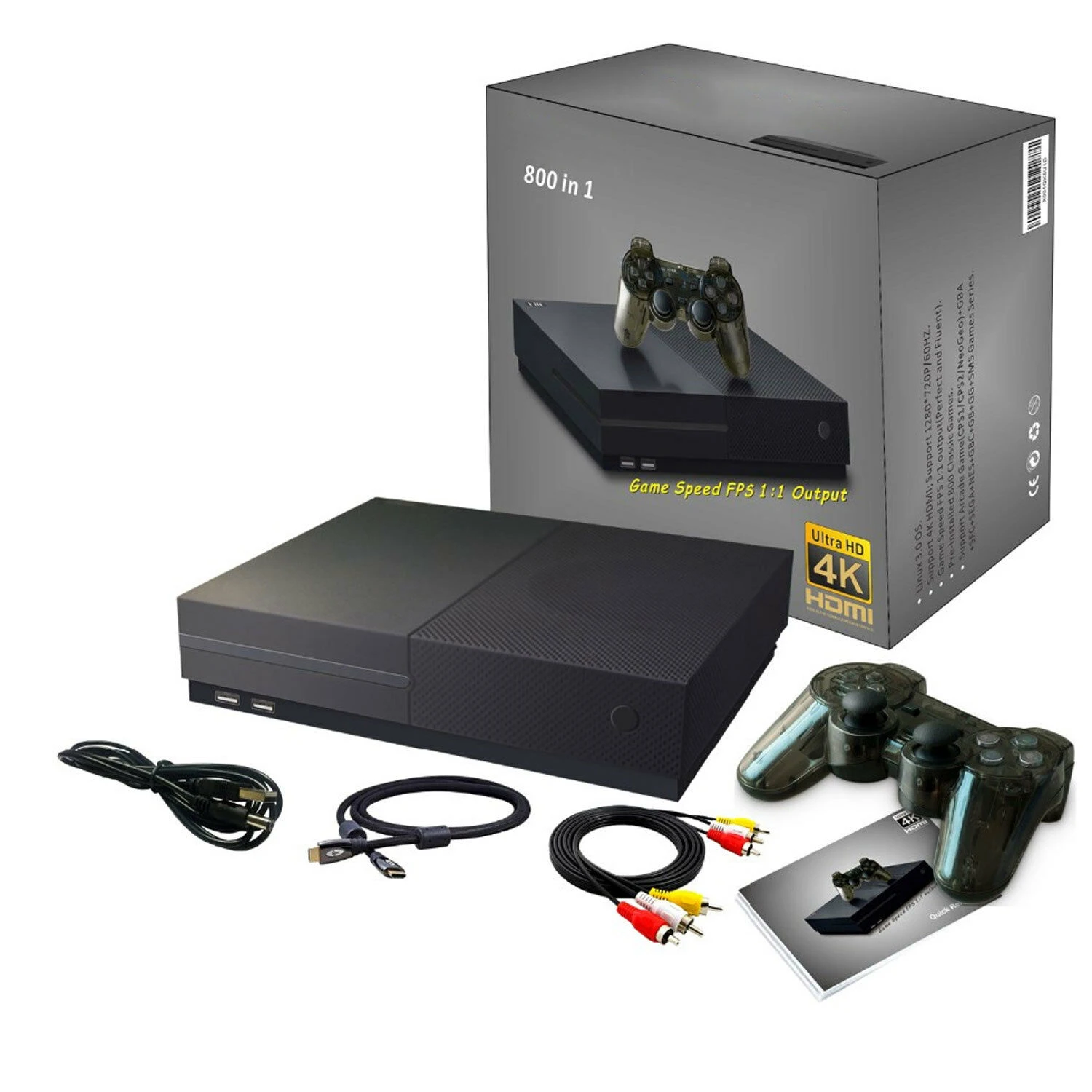  New X Pro Home Sensory Hd Video Game Machine 1280P 4K Hdmi Built-In 800 Games