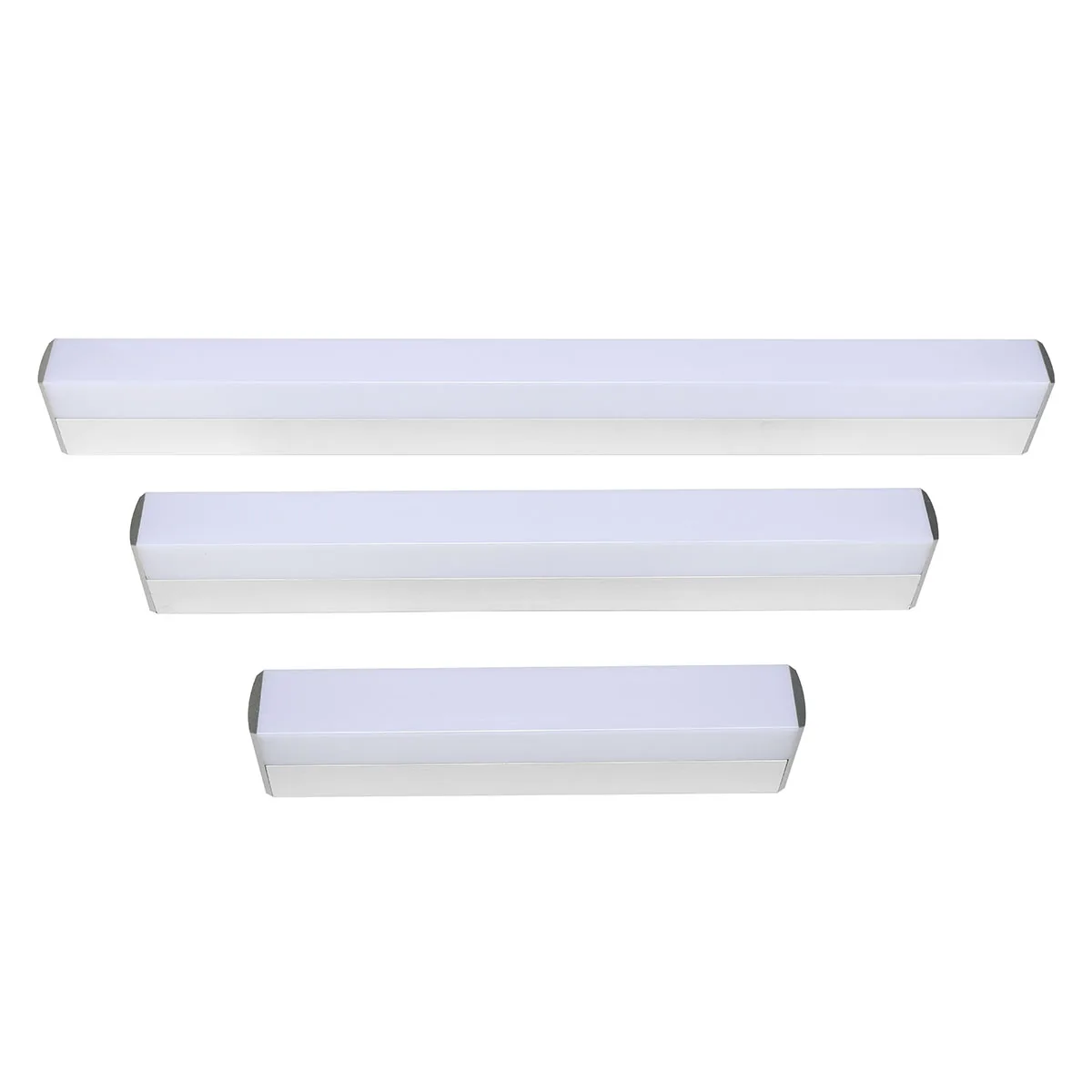 25CM12W 40CM16W 55CM22W 85-265 V الحديثة الحمام الغرور مصباح ليد الأبيض الاكريليك الجبهة مرآة المرحاض جدار تجهيزات الإضاءة للماء