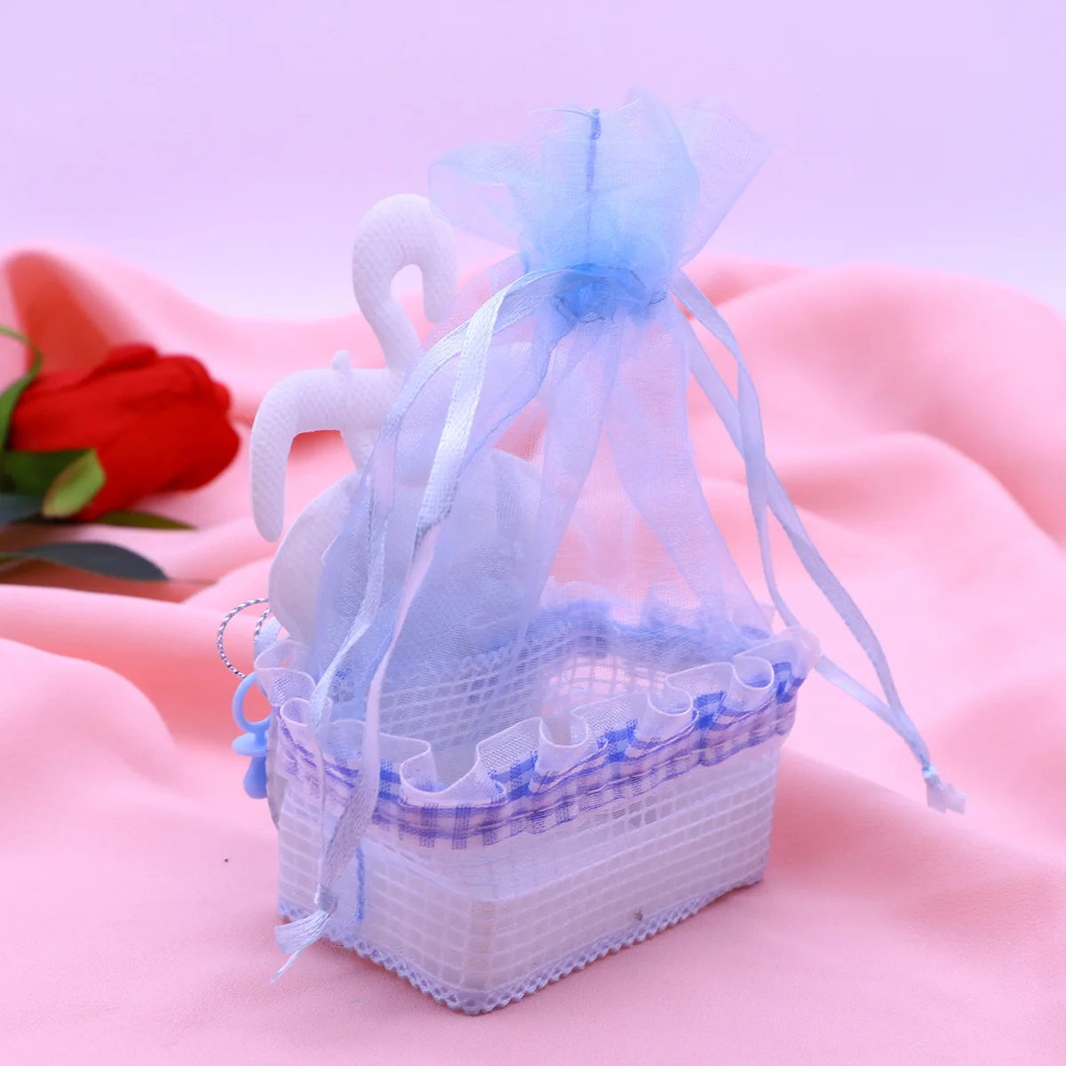 12 шт. сумки для конфет Красивые милые бутылочки для кормления тканевые сумки для конфет для детского душа детские сумки для конфет для дня рождения