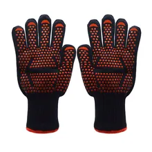 Прихватки жаростойкий прочный барбекю, гриль перчатки кухонная печь микроволновая печь; силикон кухонные перчатки для готовки аксессуары