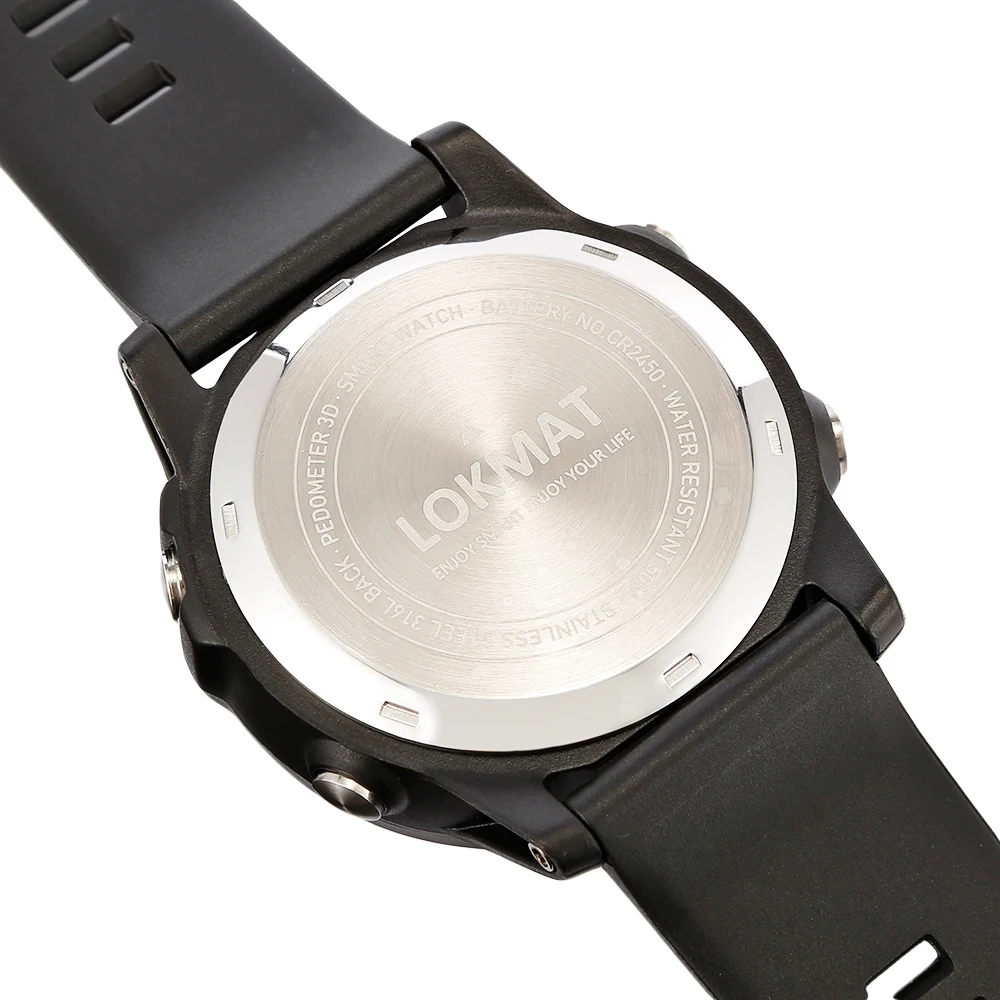 LOKMAT EX26 Для мужчин Smart Watch Sport шагомер IP68 Водонепроницаемый Bluetooth цифровые часы