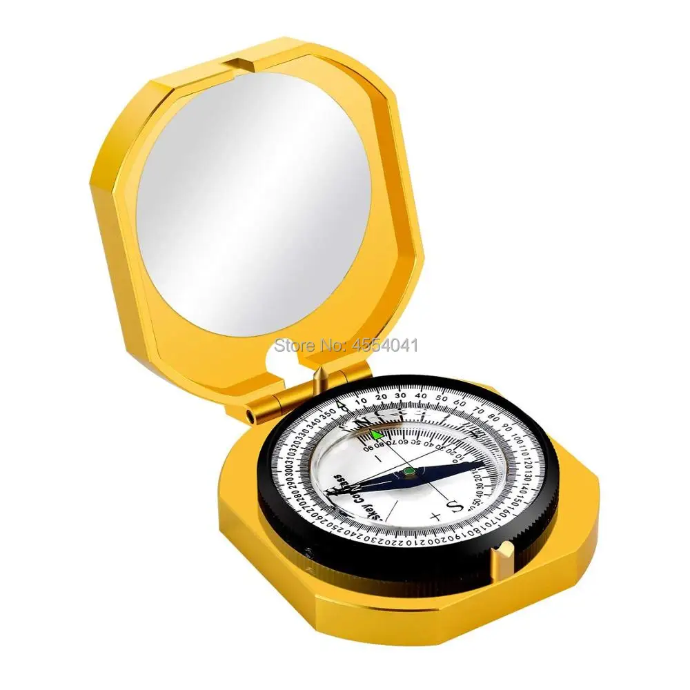 Professional Top-Grade Multifunction Compass for Outdoor Activities High Accuracy Waterproof and Shakeproof Golden Luxury | Спорт и