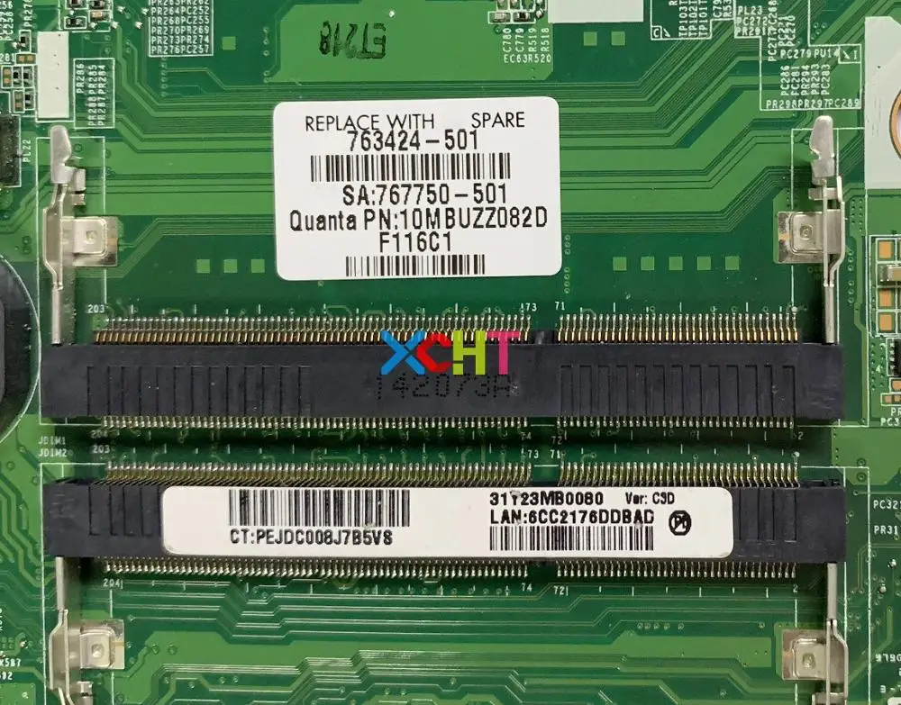 

763424-501 763424-001 UMA A10-5745M CPU DAY23AMB6C0 for HP Pavilion 17-F Series Laptop PC Motherboard Tested