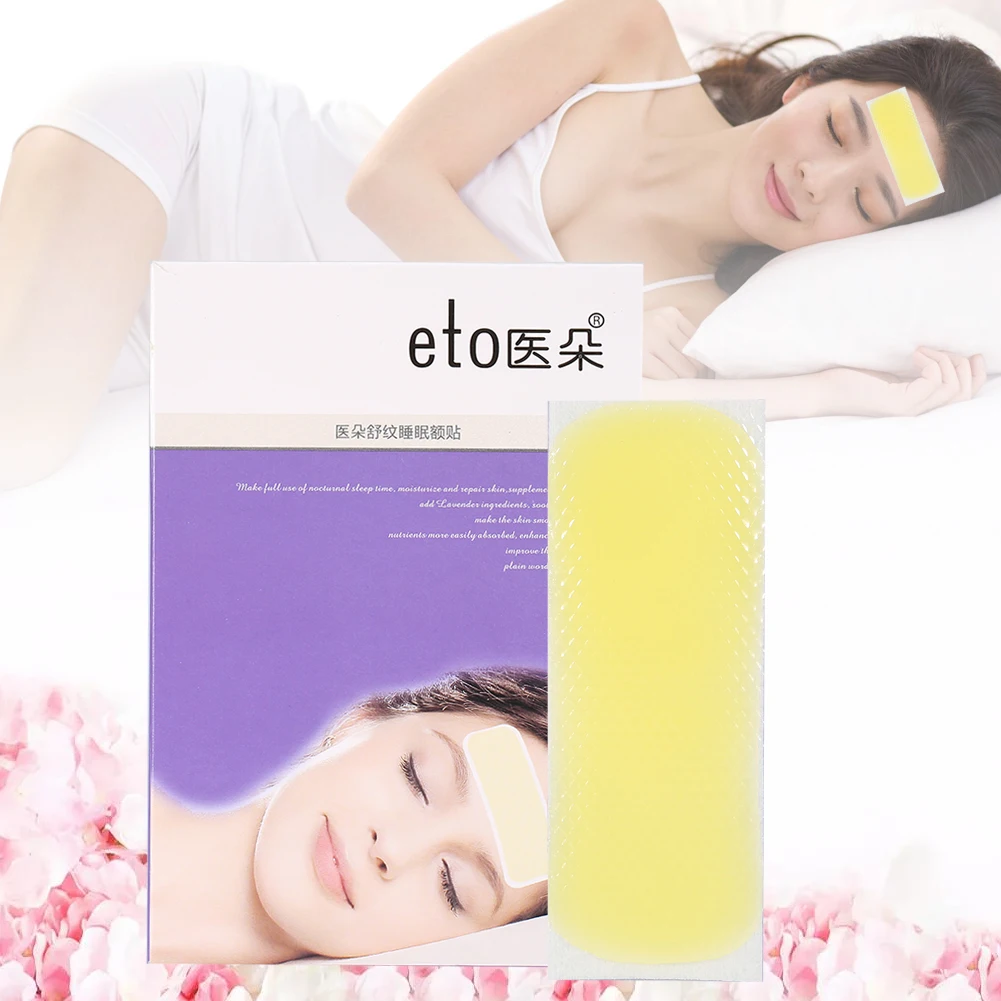 10PCS Anti-Wrinkle Soothing Forehead Masks Lines Moisturize Repair Anti-aging Mask Sticker Pad Sleeping Forehead Patch