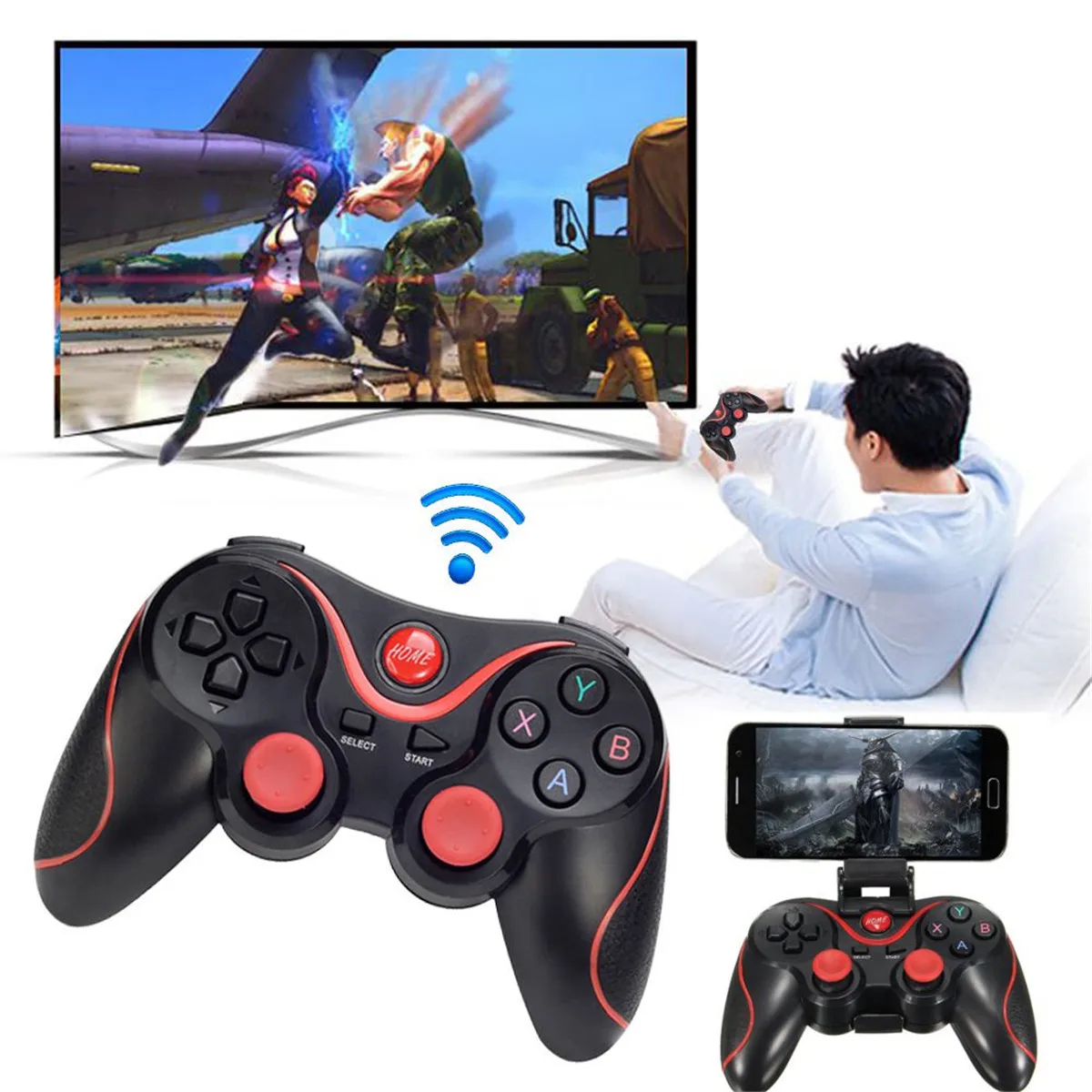 Update T 3 X3 Smart Phone Game Controller Wireless