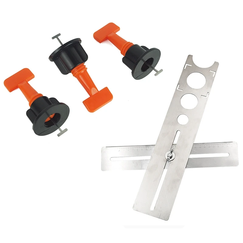 

Reusable Tile Alignment Tile Leveling System Carrelage Clip Adjustable Locator Spacers Level Wedges Hand Tools