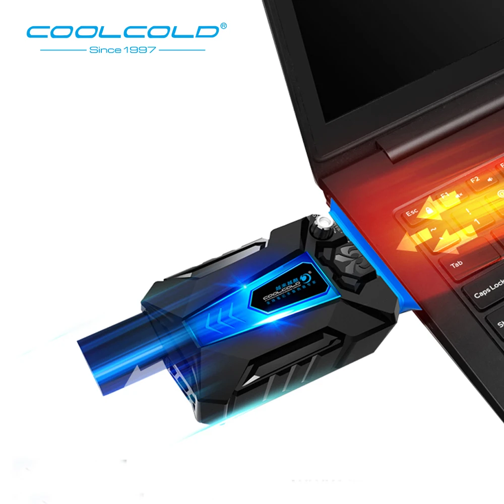 Охлаждающая подставка для ноутбука COOLCOLD с мощным вентилятором 12 17