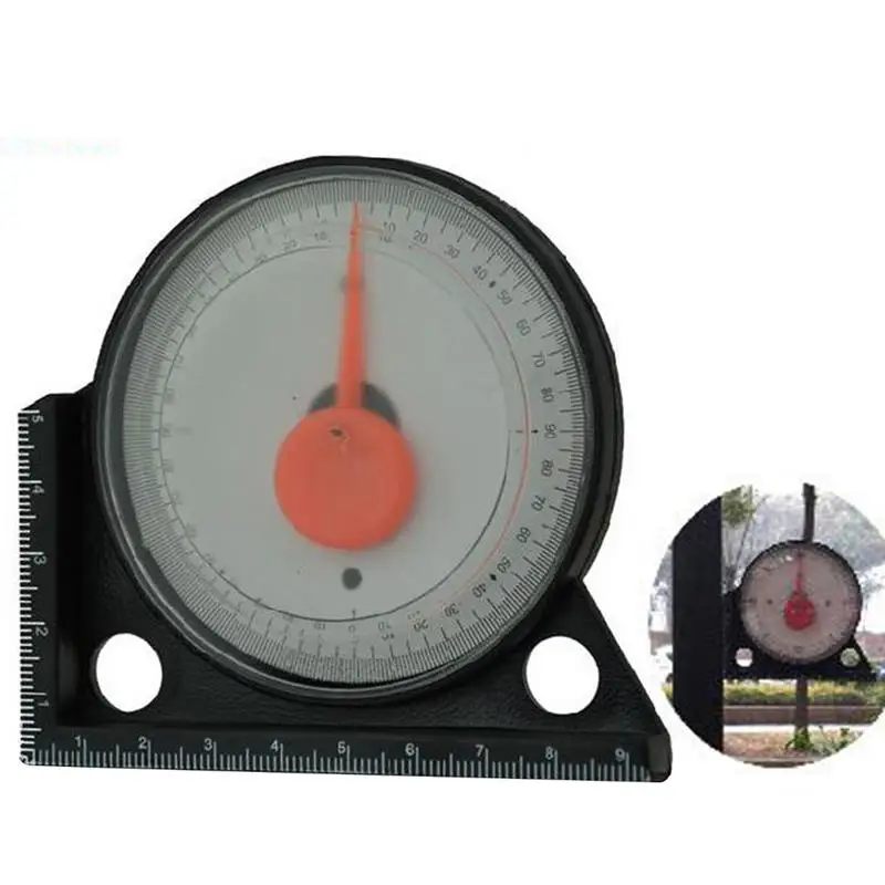 

Tile Tile Brickwork Horizontal Angle Gauge Pointer Angle Gauge Inclinometer Goniometer With Black Magnetic Base