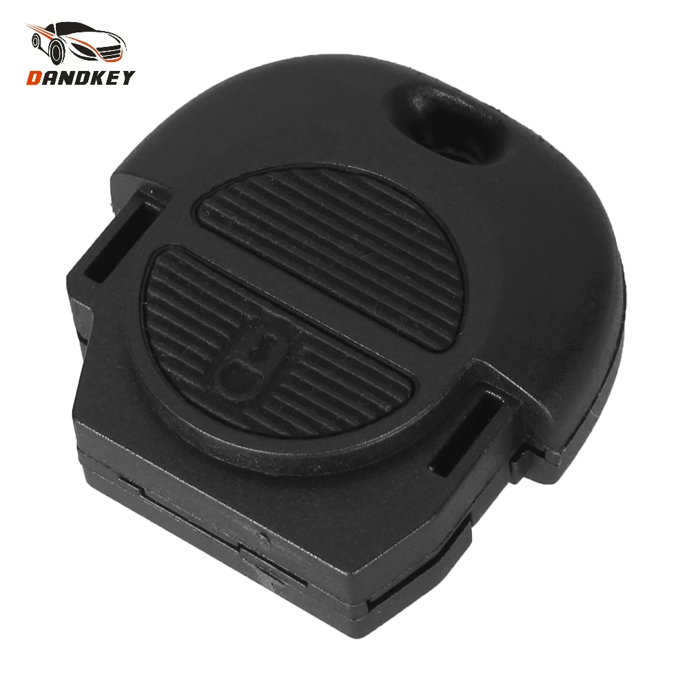 

Dandkey 2 Button Flip Fob Car Key Shell For Nissan Micra Almera Primera X-Trail Replacement Uncut Blade Car Key Case Cover