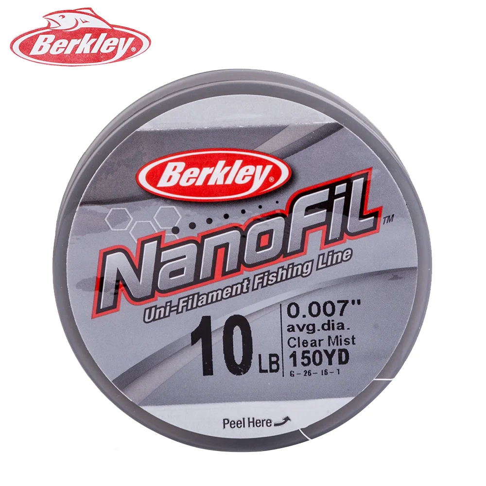 

Berkley NanoFil Test 1LBs~17LBs Clear Mist 150yds Hi-Vis Chartreuse 137m Filler Spool Uni-Filament Longest Casting Fishing Line