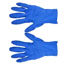 Рабочие перчатки 100 шт APFNCHD одноразовые без порошка Нескользящие нитриловые резиновые перчатки для экзамена в продаже