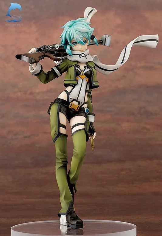 

Sword Art Online AquaMarine Sinon Cartoon Figure Japan Anime Model Lovely Action Figures Collectible Model Kids ToysT247