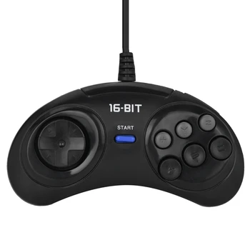 

Wired Game Controller Gamepad Joypad Controller Game Console Handle for Sega 16bit On Sale