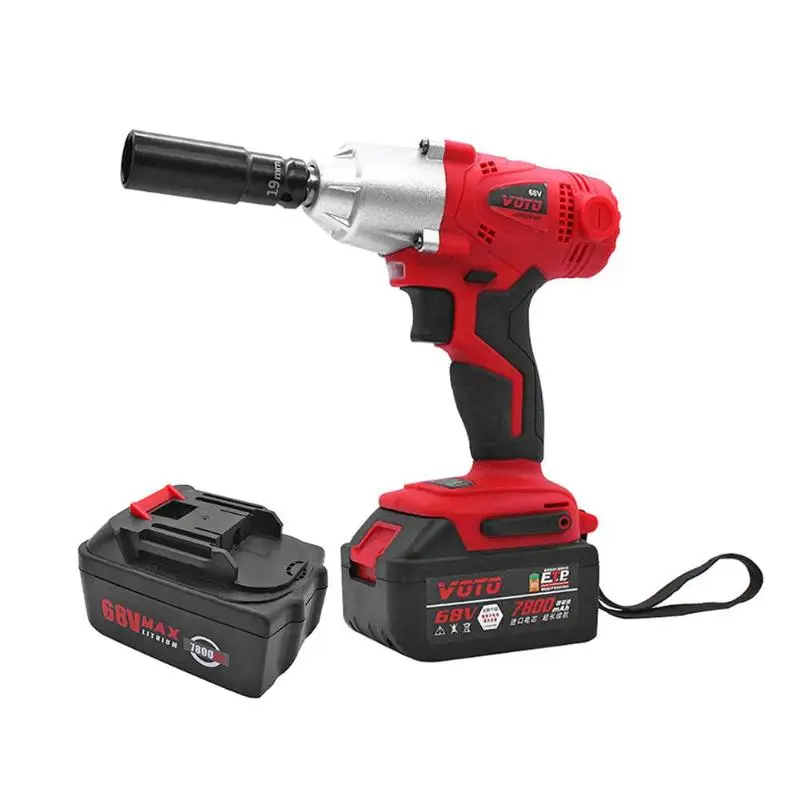 

Cordless Impact Wrench 280Nm Torque Rechargeable 7800mAh Lithium Battery Electric Drill