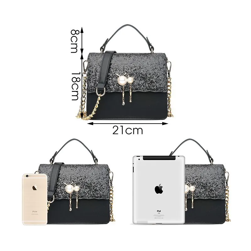 هيرالد الأزياء الترتر المرأة حقيبة عارضة الإناث أعلى-حقائب بيد سلسلة الجلود حقيبة كتف مع اللؤلؤ شرابة السيدات حقيبة ساعي هيرالد الأزياء الترتر المرأة حقيبة عارضة الإناث أعلى-حقائب بيد سلسلة الجلود حقيبة كتف مع اللؤلؤ شرابة السيدات حقيبة ساعي