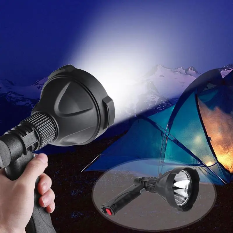 Ручной Электрический фонарь USB Перезаряжаемый высокой мощности Яркий T6 светодиодный портативный прожектор Открытый походный фонарь