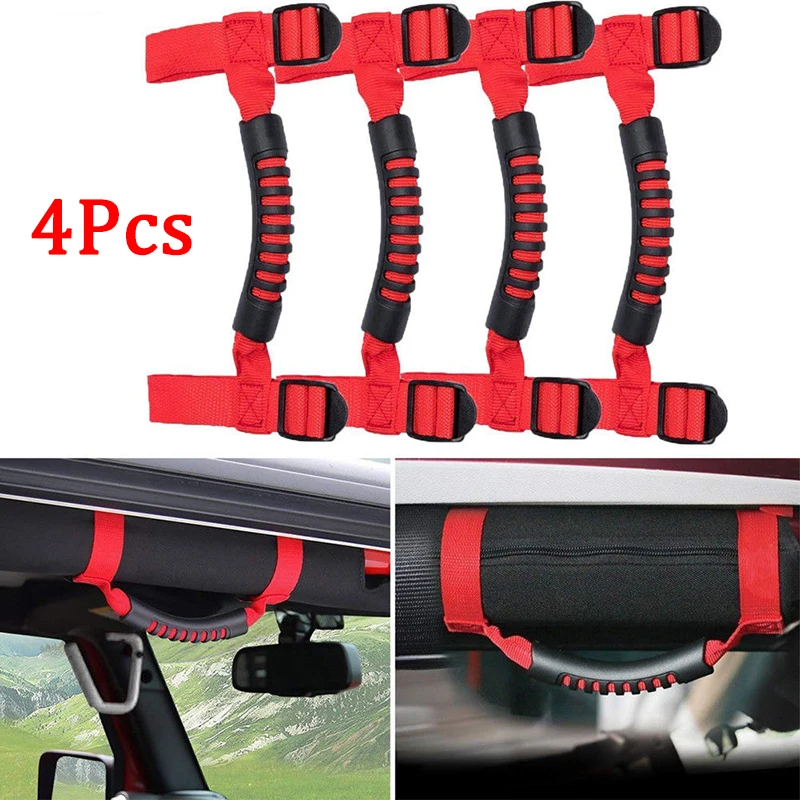 

For Car Jeep Wrangler CJ YJ TJ JK JL Roll Grab Handles Thin Useful High Quality Fit For Diameter ≤ 10cm