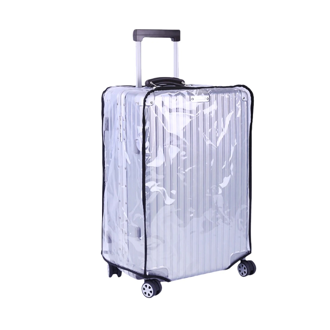 New Hot Transparent PVC Suitcase Protective Case Cover With Zipper For