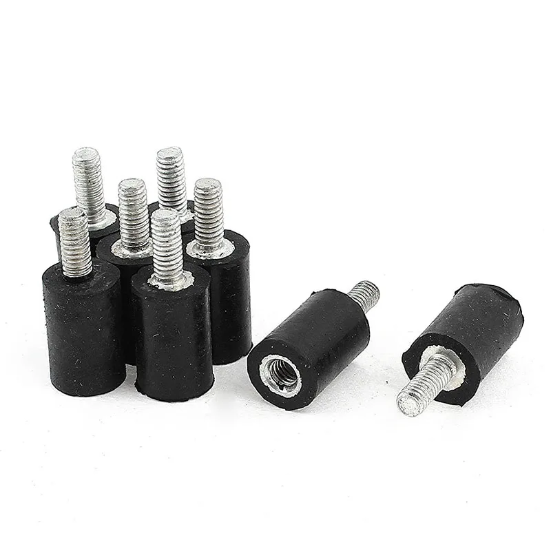

8Pcs M4 Air Compressor Rubber Vibration Mount Isolator 10mm x 15mm