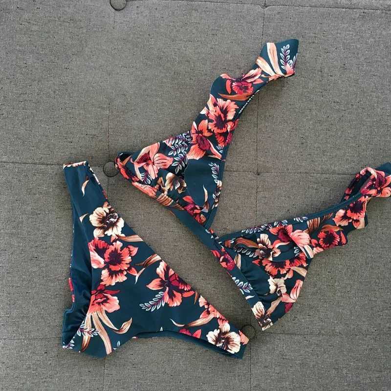 Hot Sale Bikinis Women Push Up Padded Bra Beach Bikini Set Swimsuit