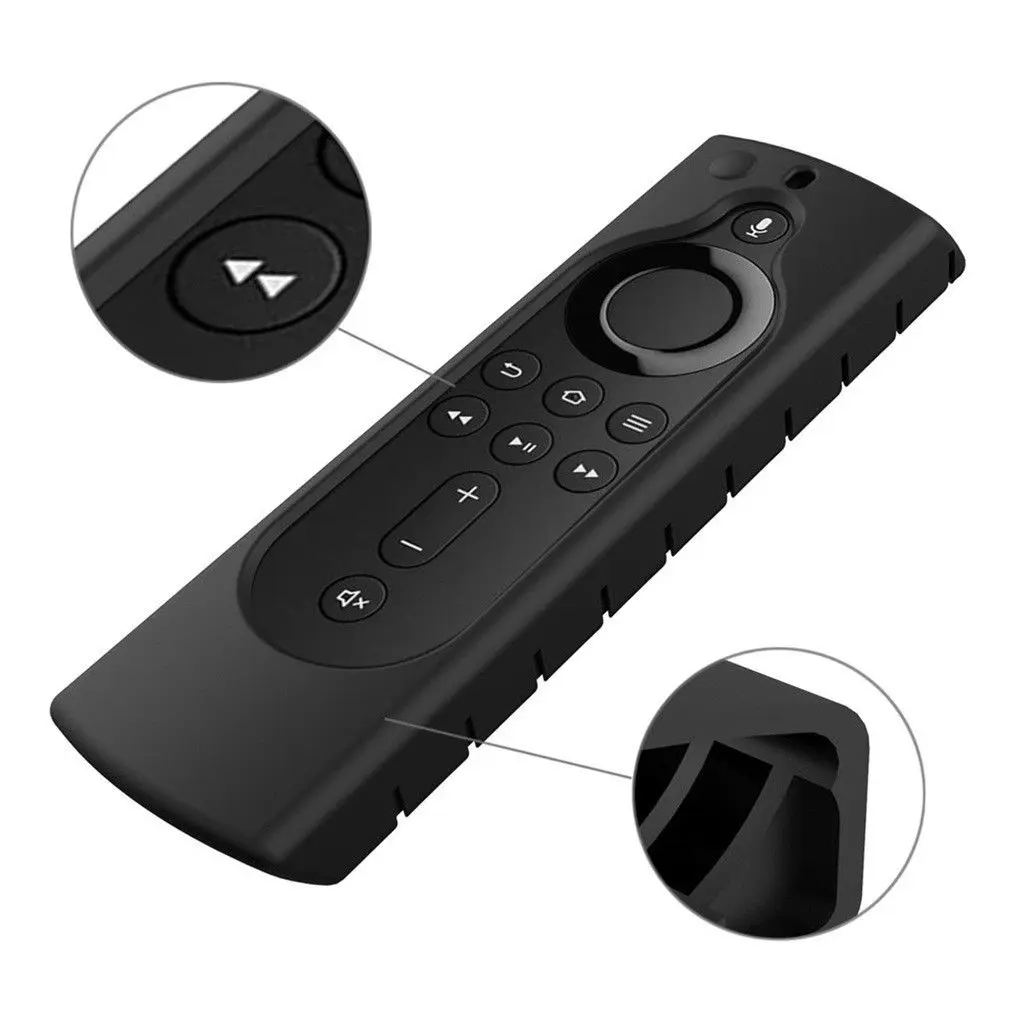 Для Amazon Fire tv Stick 4 K tv Stick дистанционный силиконовый чехол Защитная крышка пульт дистанционного управления покрытие для телевизора