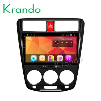 

Krando Android 8.1 10.1" IPS Full touch Big screen car multimedia player for HONDA CITY 2008-2013 GPS navigation system BT wifi