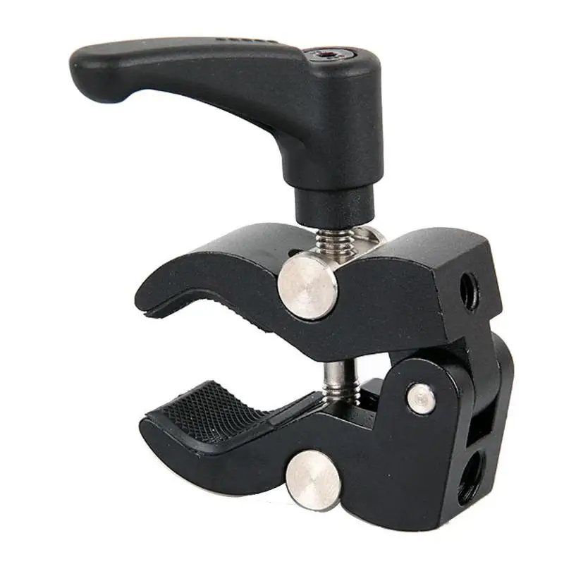 

Aluminium Alloy Plastic Camera Friction Arm Clamp Pliers Clip Holder Bracket for Led Lamp Flash Clamp Support Dropshipping