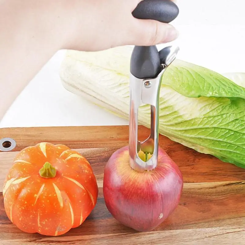

Stainless Steel Kitchen Gadget Tool Fruit Seeder Core Remover Fruit Vegetable Tools Apple Pear Corer Easy Twist