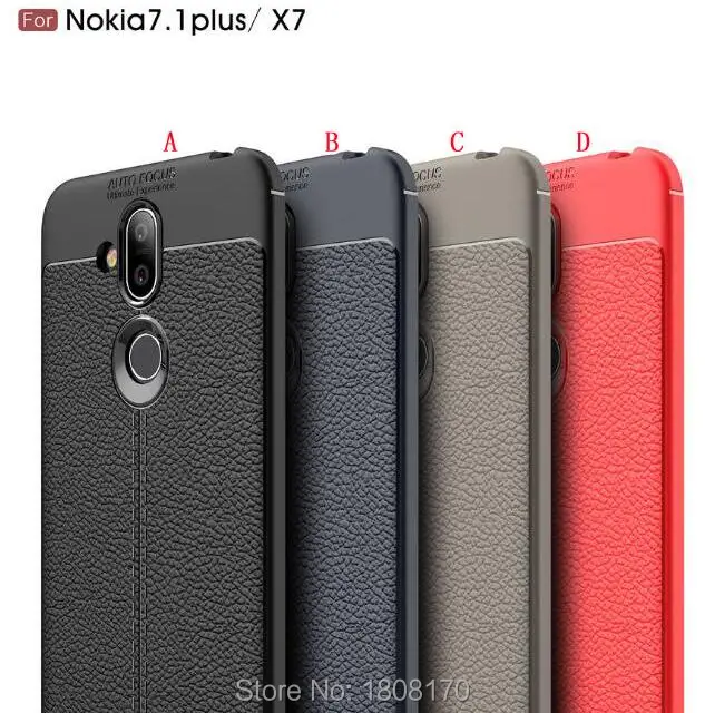 Чехол из ТПУ C-Ku Lithic Leechee Armor для NOKIA 3 1 7 Plus Samsung Galaxy A6S MOTO G7 OPPO R15X чехол искусственной
