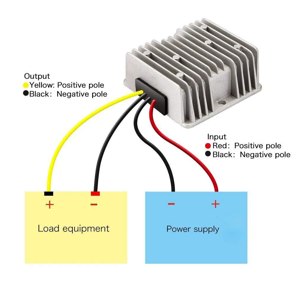 DC 12 V(8 V-20 V) до 12 V 4A 48 W DC преобразователь напряжения Регулятор dc-dc блок питания конвертер Модуль ускорения водонепроницаемый