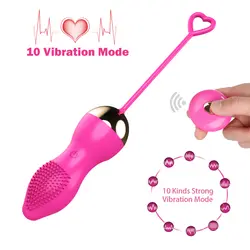 Вагинальный Жатая упражнения вибратор вагинальные шарики Беспроводной удаленного клитор стимулятор Clit Вибратор секс-игрушки для женщин