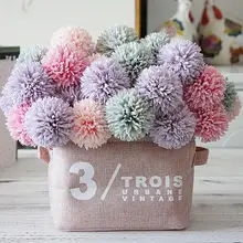 6 шт. 9 см искусственные цветы одуванчика имитация шелка гиацинт цветок для свадьбы сад вечерние украшения День Святого Валентина наклейка