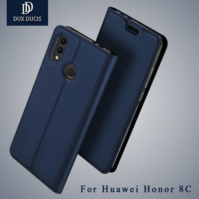 

Huawei Honor 8C Leather Wallet Cover DUX DUCIS Coque For Huawei Honor 8X Max Leather Flip Case For Huawei 8C 8X Max Phone Cases