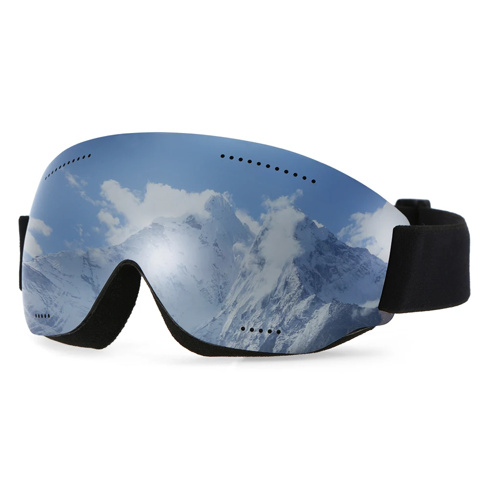 Anti fogging Ski Goggles Snowboard Mask UV400 Protective Goggle OTG