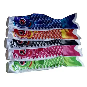 

70cm Japanese Carp Stretch Streamer Fish Flag Koi Kobor Nobori Koinobori Dragon Boat Festival Decoration