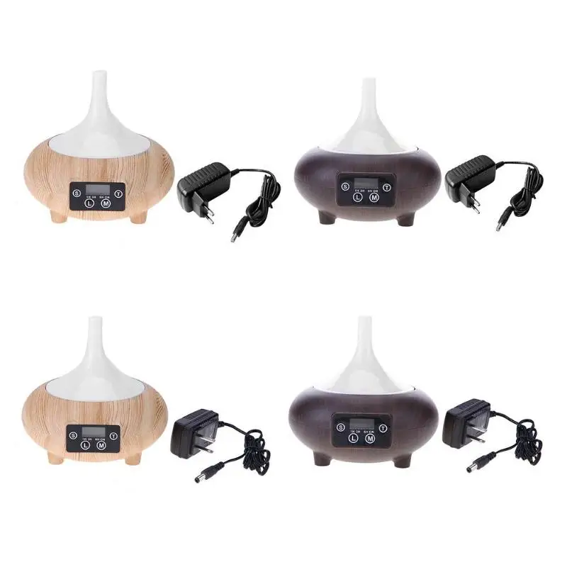 

220ml LCD Timer Clock Air Humidifier Essential Oil Diffuser LED Aroma Lamp time display alarm clock creative