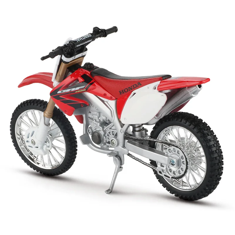 Модель мотоцикла Maisto из 1:12 сплава, игрушка для моделирования CRF 450R внедорожные велосипедные модели, коллекция креативных игрушек для детей