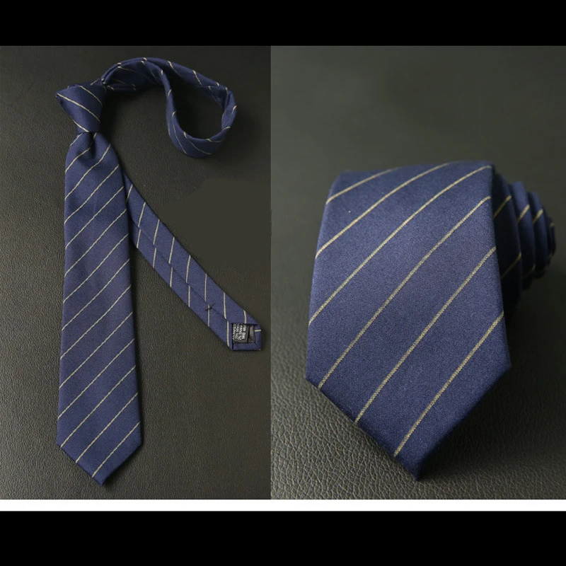 

Tie men's formal business 7.5cm married to work professional students wholesale custom cotton striped Italian tie