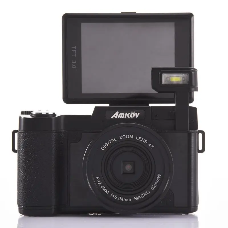 Home Mini Digital Camera AMK-CDR2 24 Megapixel 1080P HD Shooting 4X Zoom Self-timer Camera With 3\