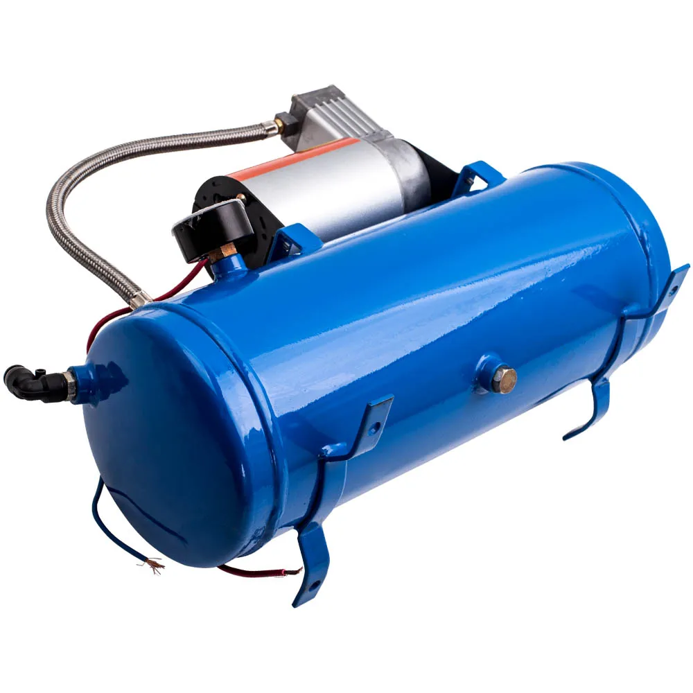 150PSI 12 V воздушный компрессор 1 6 галлон бак 6L для воздуха сумка руля системы поезд