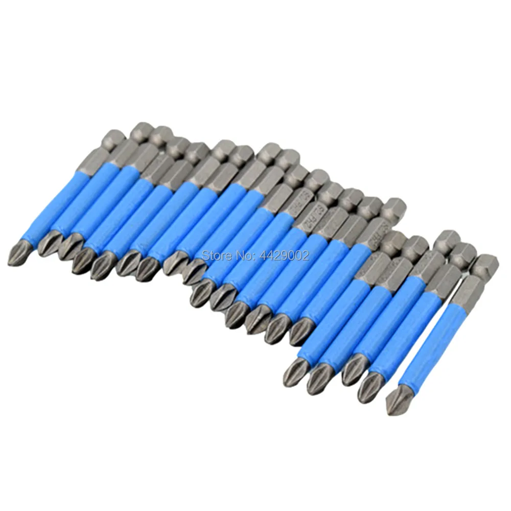 

20pcs 70mm PH2 Screwdriver Insert Bit Set Screwdriver Magnetic Bit 1/4"(6.35mm) Shank Power Drill Bits Set Screwdriver Set