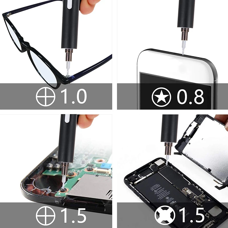 Мини-Электрический беспроводной Магнитный Отвертка Инструмент перезаряжаемый литий-ионный аккумулятор Precisions ручная Отвертка Набор для ремонта бит