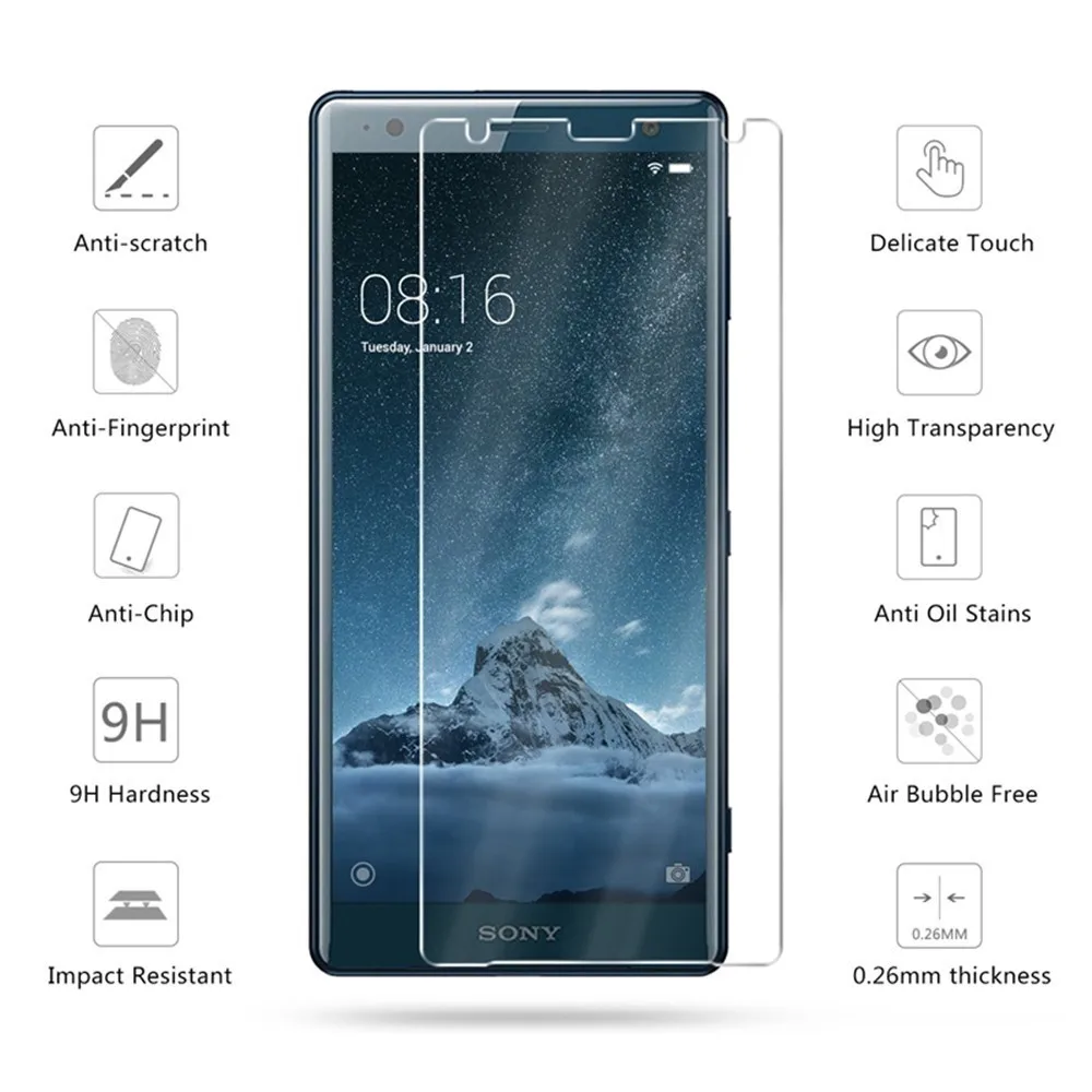 Защитное стекло для sony Xperia 10 Xz1 Xa Xa1 Xa2 ультра компактный L1 L2 L3 Закаленное стекло Защитная крышка для экрана