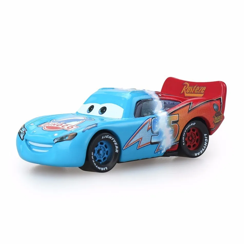8 стиль disney Pixar Cars 2 & 3 Lightning McQueen Mater Jackson Storm Ramirez 1:55 литой автомобиль из
