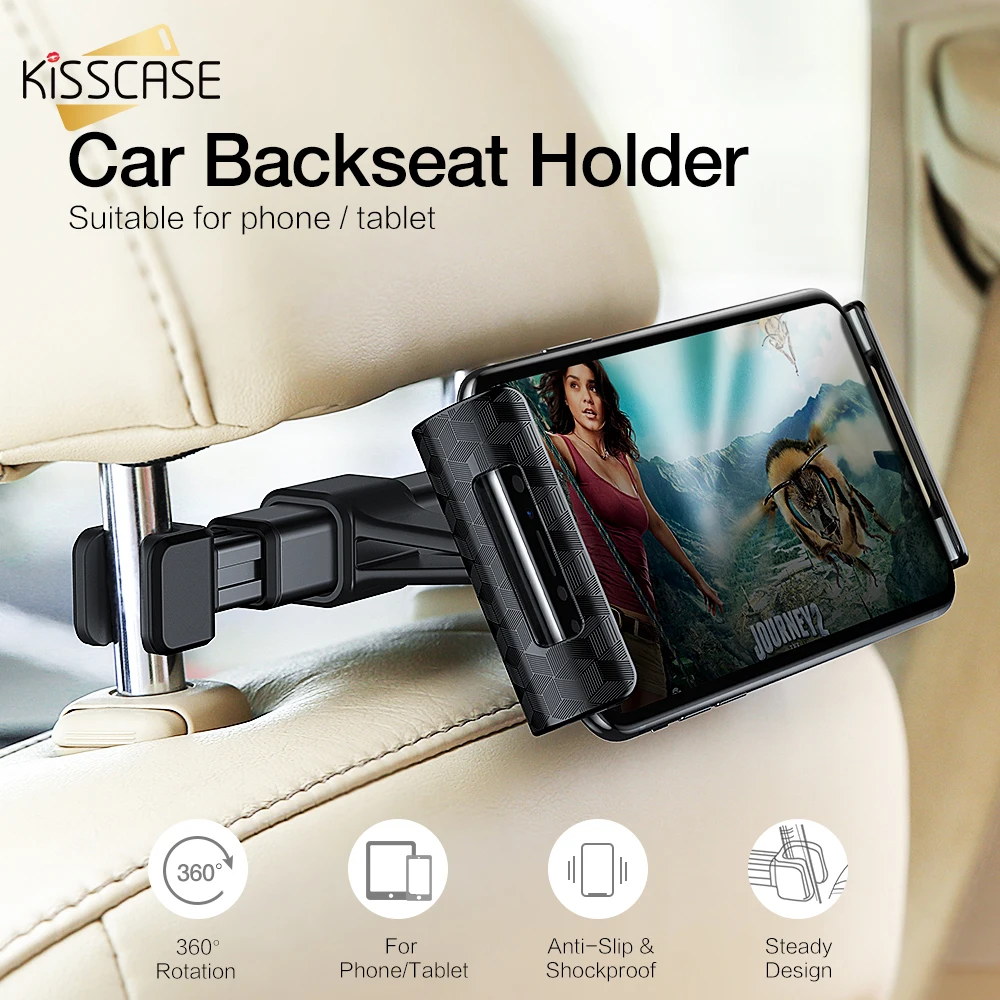 

KISSCASE Magnetism Universal Car Headrest Phone Holder Tablet Mobile Phone Support Car Stand Seat Mount Phone Holder For iPhone